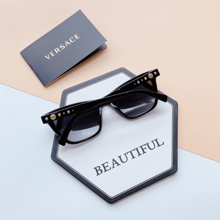 Mắt Kính Nữ Versace Ve4354b Gb187 Black Sunglasses Gostyle 