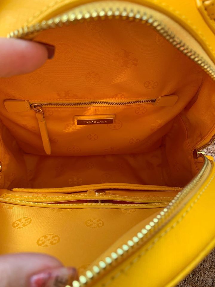 Balo Nữ Tory Burch Emerson Yellow Backpack - Gostyle