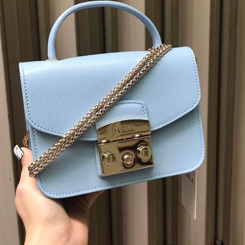 Furla Metropolis Mini Blue Furla Metropolis Mini Crossbody Bag