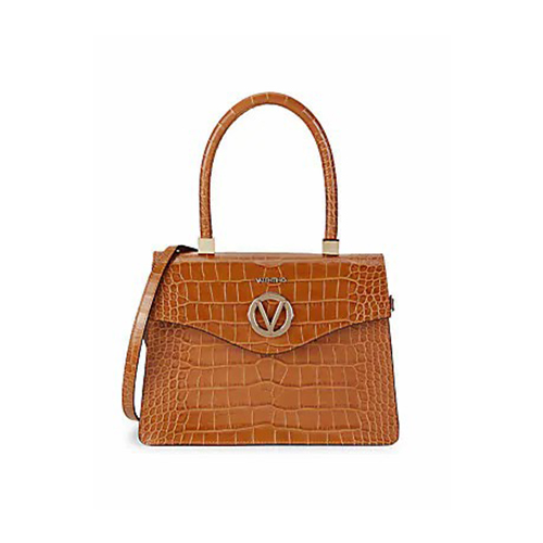 Túi Xách Nữ Valentino By Mario Valentino Shoulder Bags Melanie  Croc-embossed Brown Leather Gostyle