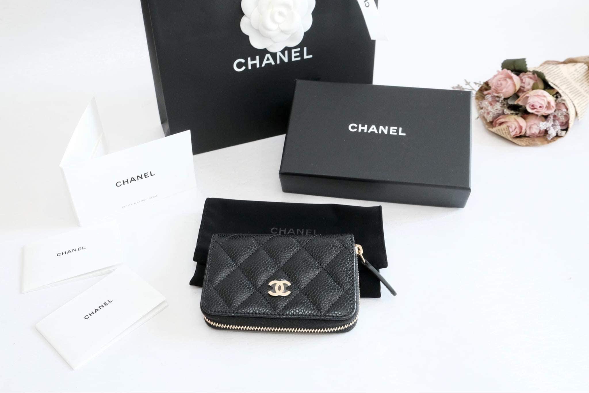 Ví Chanel classic 2018 nữ wallet caviar siêu cấp vip 161