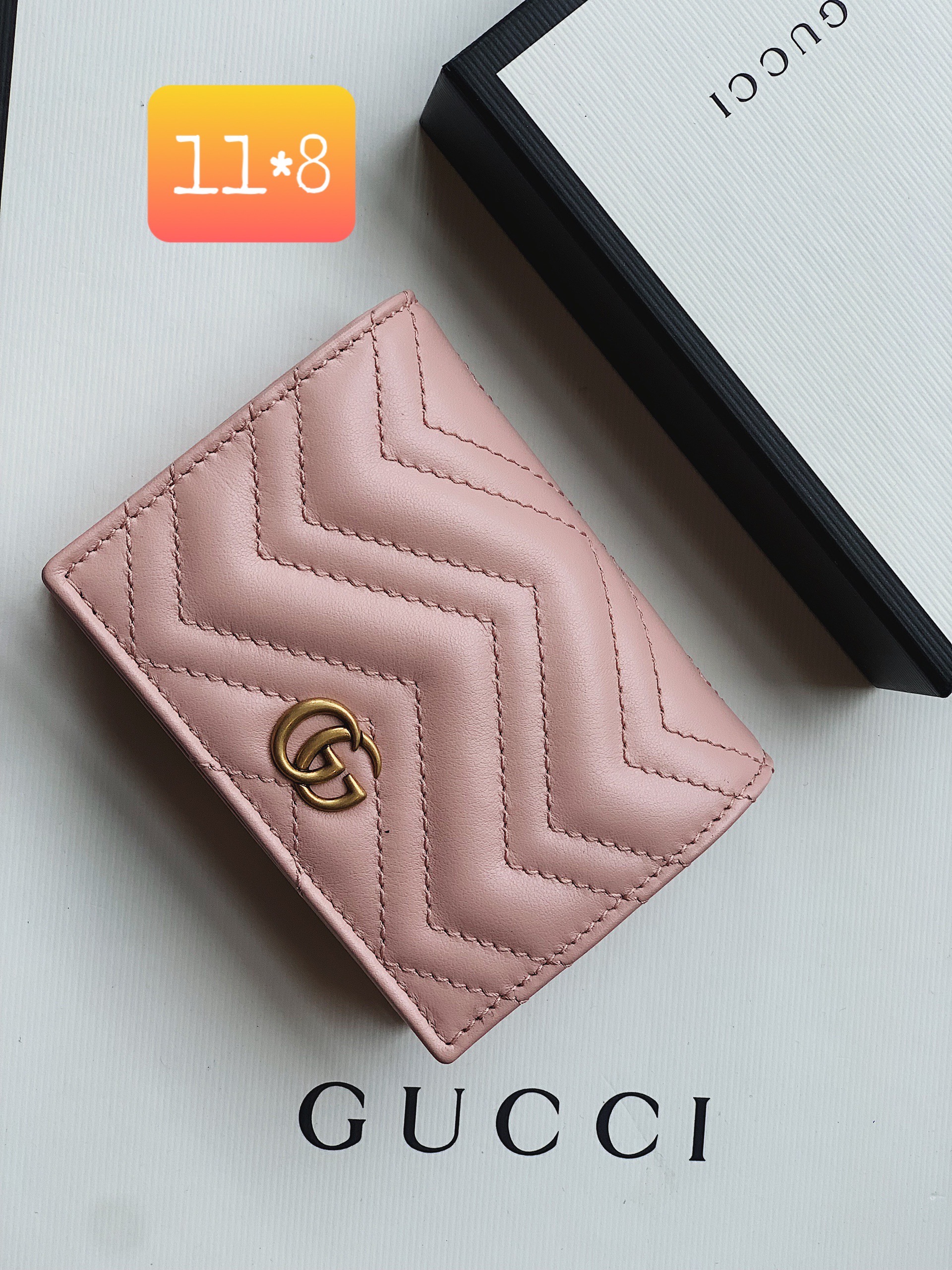 Ví Đựng Card Gucci Marmont Card Case Wallet - Gostyle