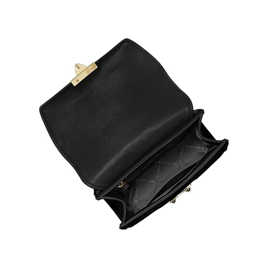 Túi Xách Nữ Michael Kors Greenwich Small Studded Quilted Faux Leather  Crossbody Bag Màu Đen Đen  Gostyle